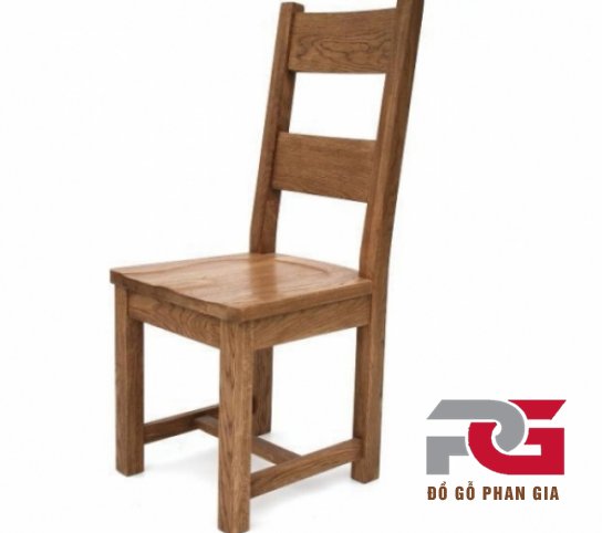  Ghế gỗ sồi 2 nan mặt gỗ